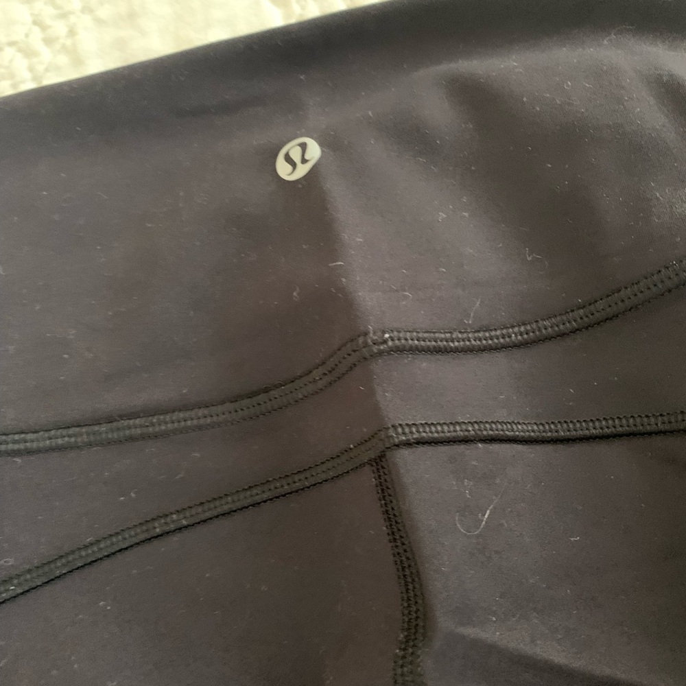 Lululemon Black High Waisted In Movement Pant Black